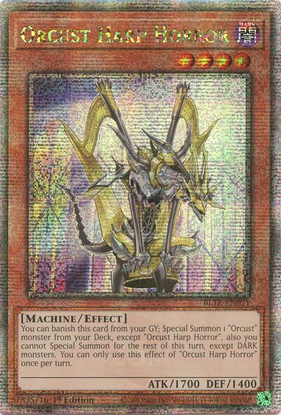 Orcust Harp Horror (Quarter Century Secret Rare) [BLTR-EN071-QCSR]