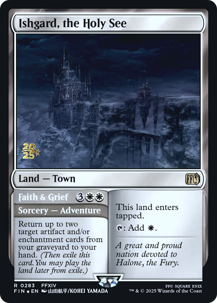 Ishgard, the Holy See // Faith & Grief - Prerelease Promo [PFIN-283s]