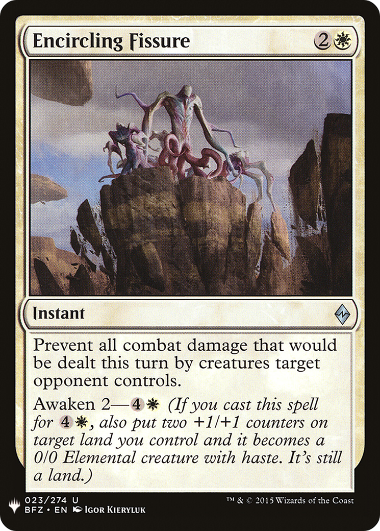 Encircling Fissure [PLST-BFZ-23]