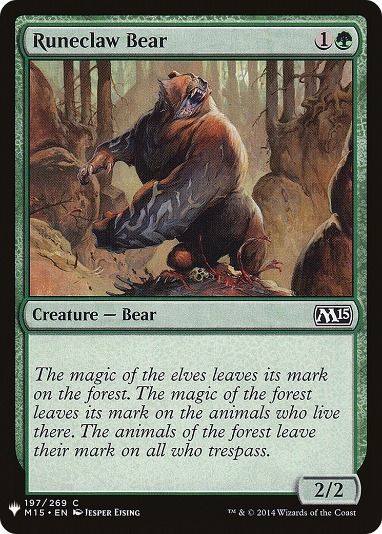 Runeclaw Bear [PLST-M15-197]
