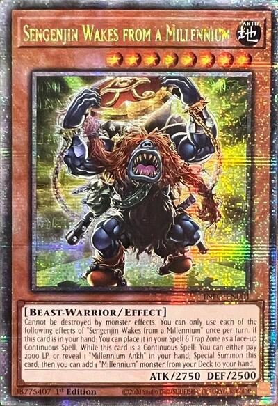Sengenjin Wakes from a Millennium (Quarter Century Secret Rare) [INFO-EN001-QCSR]
