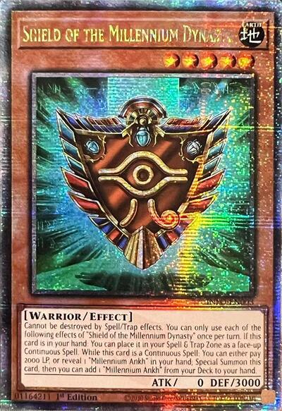 Shield of the Millennium Dynasty (Quarter Century Secret Rare) [INFO-EN003-QCSR]