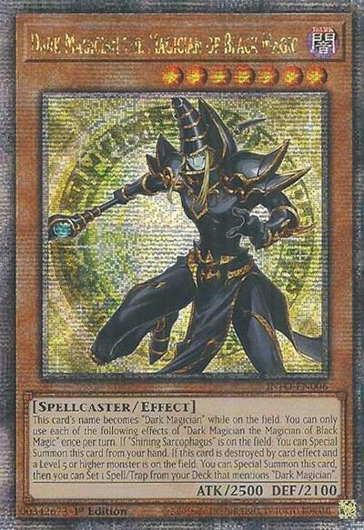 Dark Magician the Magician of Black Magic (Quarter Century Secret Rare) [INFO-EN006-QCSR]