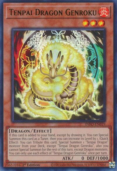Tenpai Dragon Genroku (Ultra Rare) [INFO-EN019-UR]