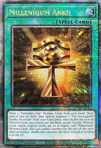 Millennium Ankh (Quarter Century Secret Rare) [INFO-EN053-QCSR]