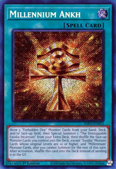Millennium Ankh (Secret Rare) [INFO-EN053-SeR]