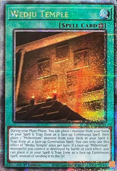 Wedju Temple (Quarter Century Secret Rare) [INFO-EN054-QCSR]