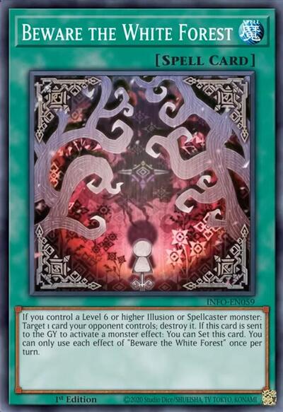 Beware the White Forest (Super Rare) [INFO-EN059-SuR]