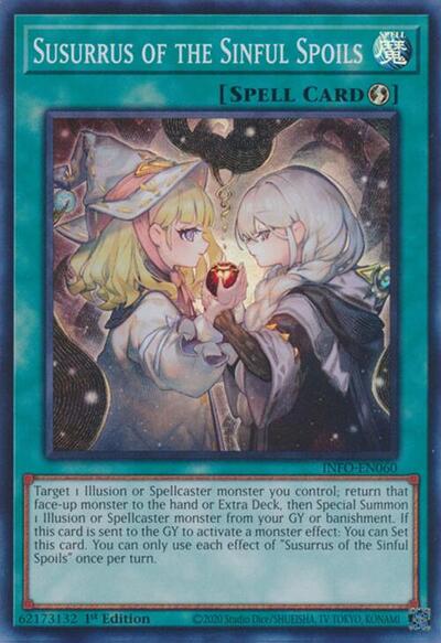 Susurrus of the Sinful Spoils (Super Rare) [INFO-EN060-SuR]