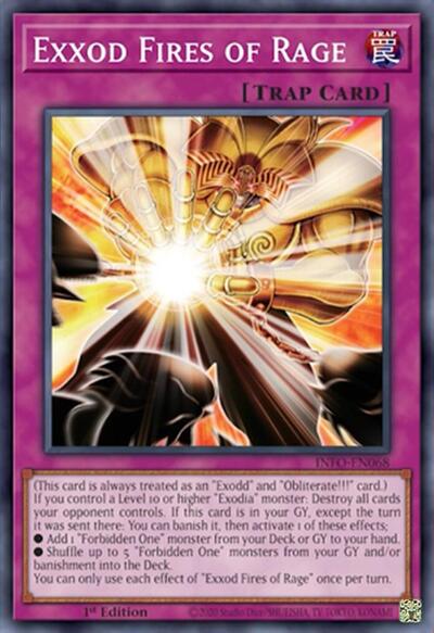 Exxod Fires of Rage (Super Rare) [INFO-EN068-SuR]