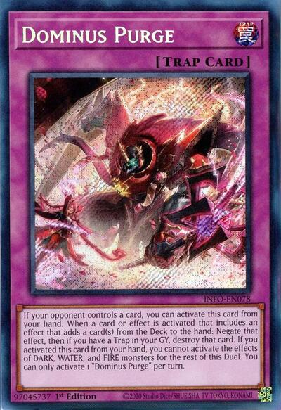 Dominus Purge (Secret Rare) [INFO-EN078-SeR]