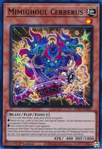 Mimighoul Cerberus (Super Rare) [INFO-EN092-SuR]