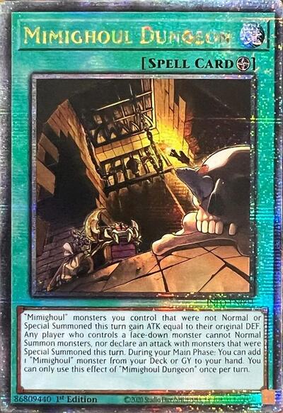Mimighoul Dungeon (Quarter Century Secret Rare) [INFO-EN094-QCSR]