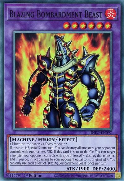 Blazing Bombardment Beast (Common) [INFO-EN097-C]