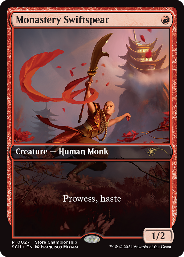 Monastery Swiftspear - Full Art - Promo [SCH-27]