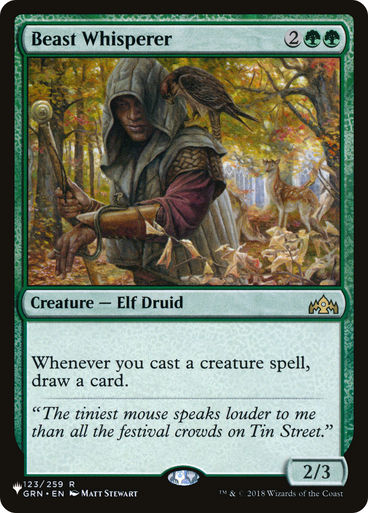 Beast Whisperer [PLST-GRN-123]
