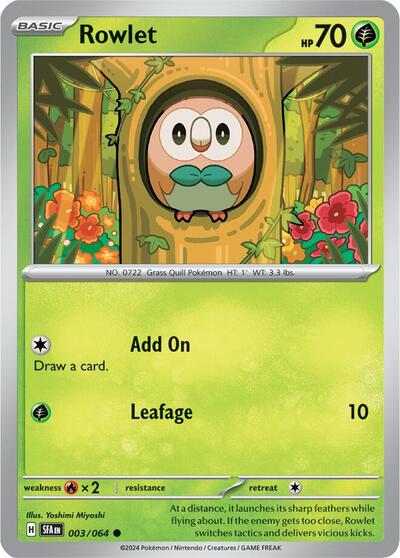 Rowlet - 003/064 (Common) [SFA-003-C]