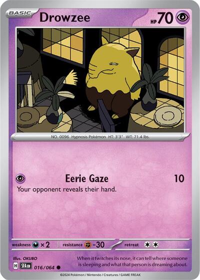 Drowzee - 016/064 (Common) [SFA-016-C]