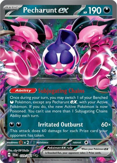 Pecharunt ex - 039/064 (Double Rare) [SFA-039-DR]