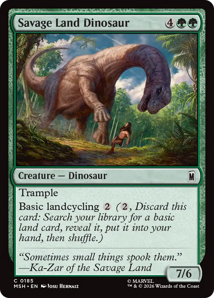Savage Land Dinosaur [MSH-185]