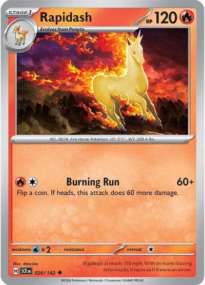Rapidash - 020/142 (Uncommon) [SCR-020-U]