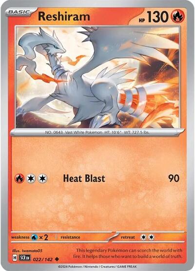 Reshiram - 022/142 (Uncommon) [SCR-022-U]