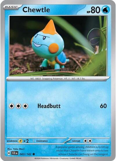 Chewtle - 043/142 (Common) [SCR-043-C]