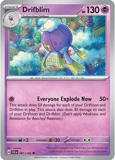 Drifblim - 061/142 (Uncommon) [SCR-061-U]