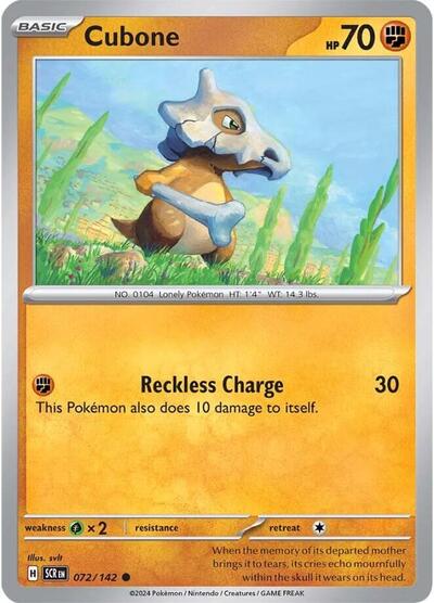 Cubone - 072/142 (Common) [SCR-072-C]