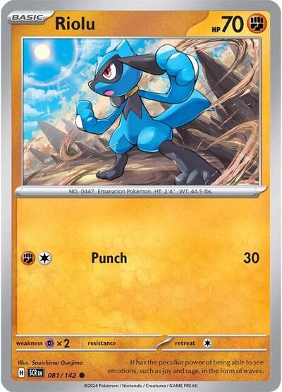 Riolu - 081/142 (Common) [SCR-081-C]