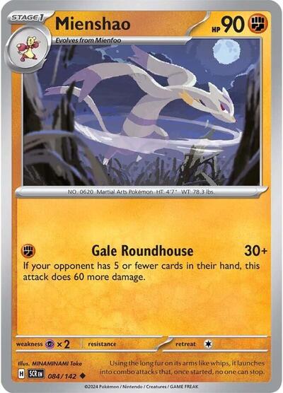 Mienshao - 084/142 (Uncommon) [SCR-084-U]