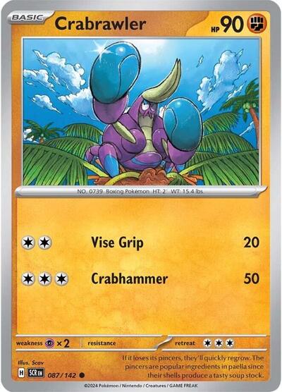 Crabrawler - 087/142 (Common) [SCR-087-C]