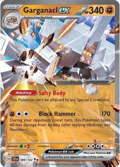 Garganacl ex - 089/142 (Double Rare) [SCR-089-DR]