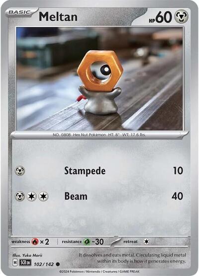 Meltan - 102/142 (Common) [SCR-102-C]
