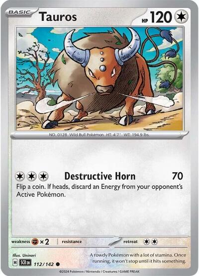 Tauros - 112/142 (Common) [SCR-112-C]