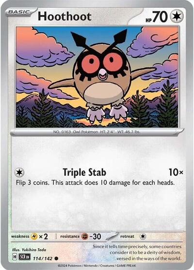 Hoothoot - 114/142 (Common) [SCR-114-C]
