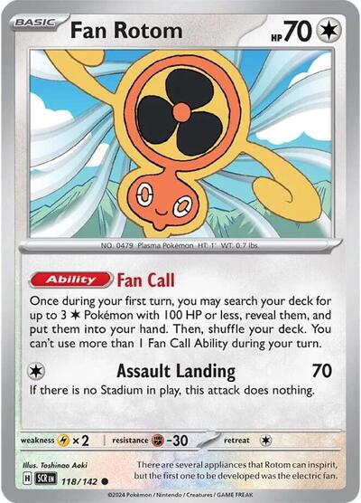 Fan Rotom - 118/142 (Common) [SCR-118-C]