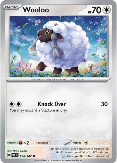Wooloo - 124/142 (Common) [SCR-124-C]