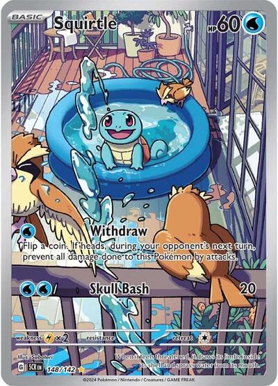Squirtle - 148/142 (Illustration Rare) [SCR-148-IR]