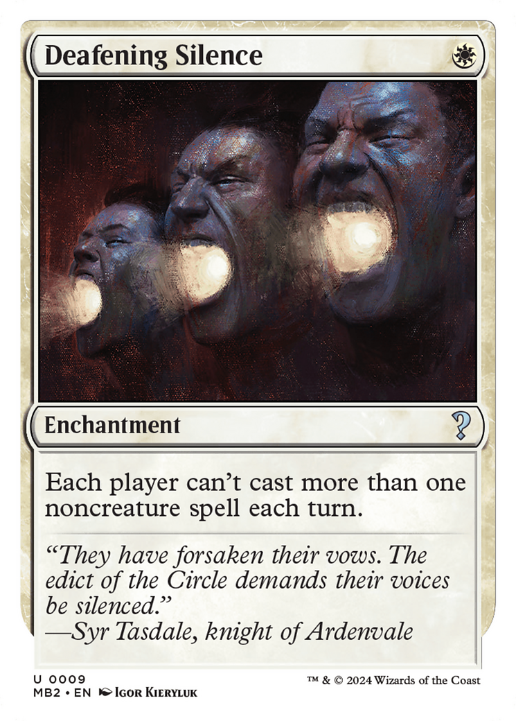 Deafening Silence [MB2-9]