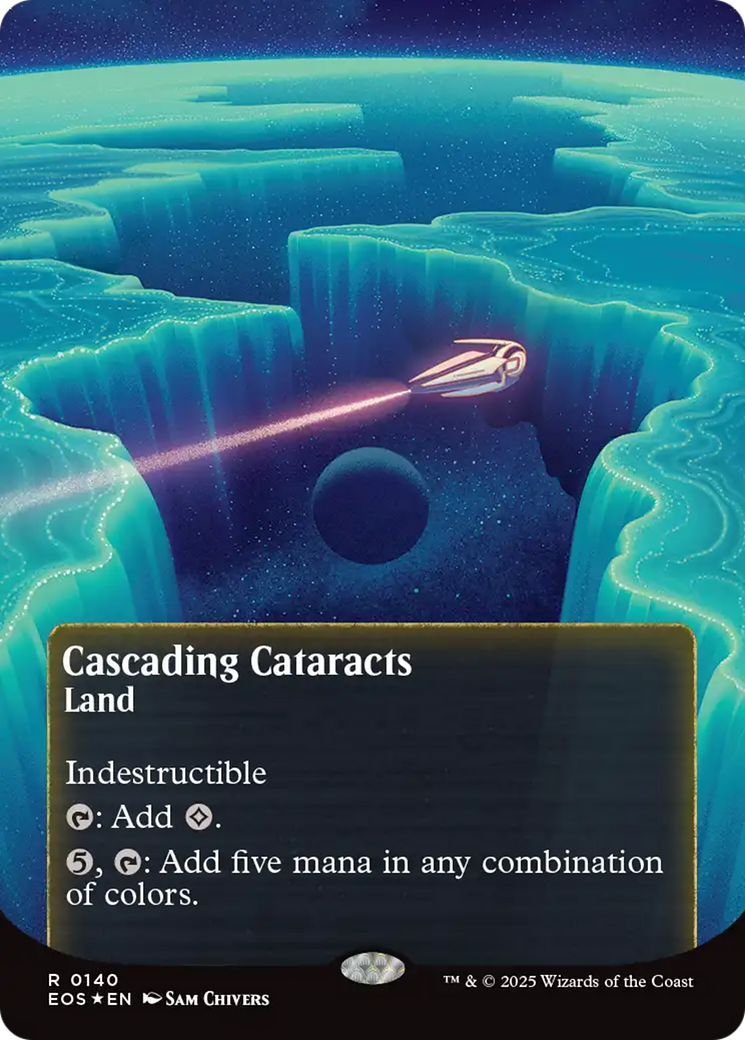 Cascading Cataracts - Borderless - Galaxy Foil - Full Art [EOS-140]