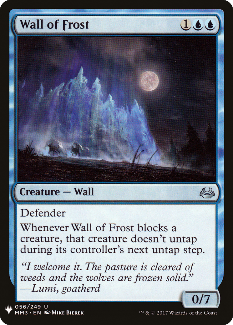 Wall of Frost [PLST-MM3-56]