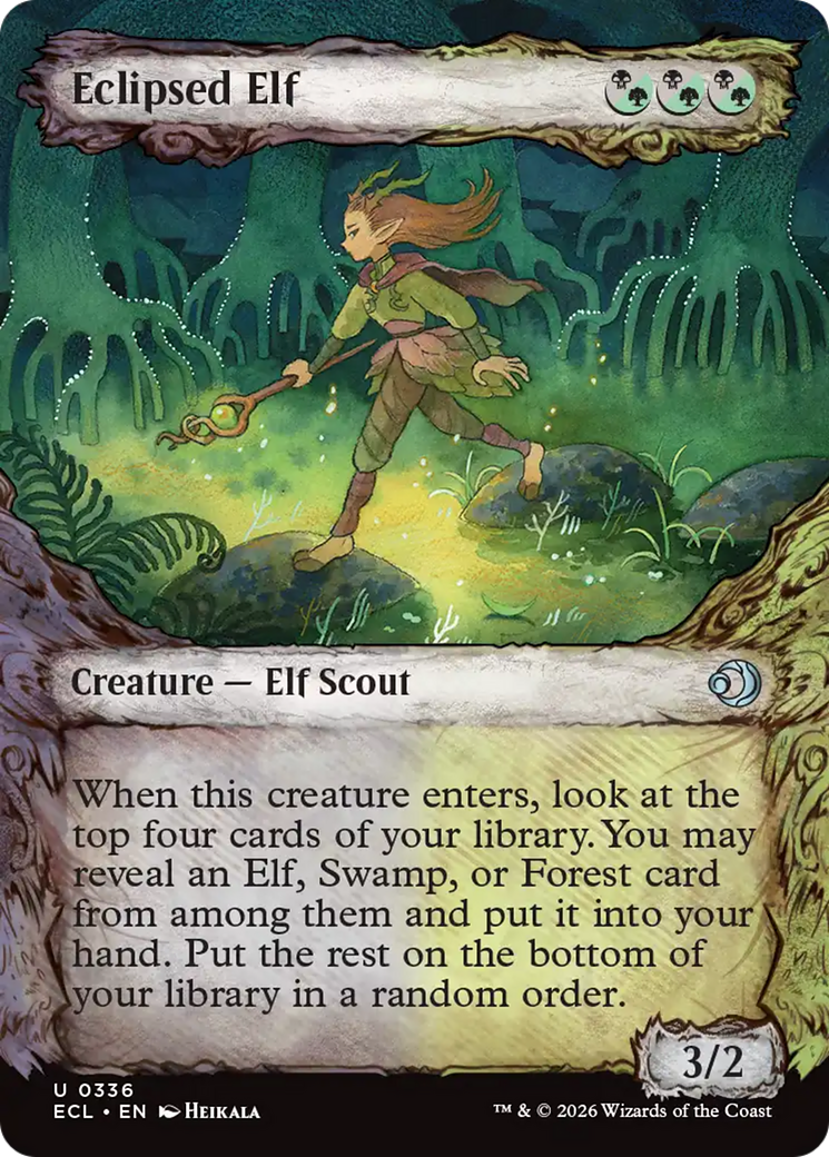 Eclipsed Elf - Borderless - Showcase [ECL-336]