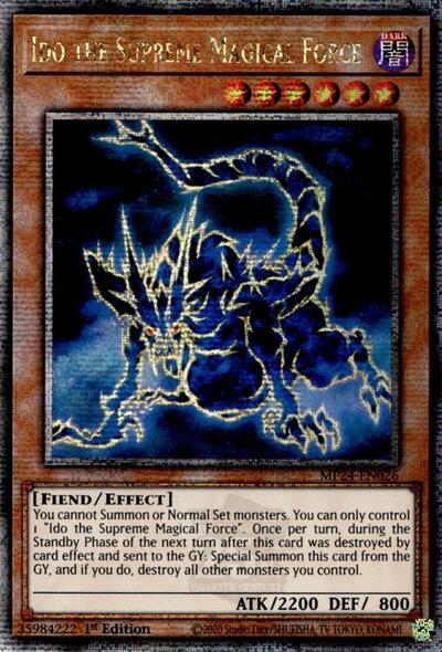 Ido the Supreme Magical Force (Quarter Century Secret Rare) [MP24-EN026-QCSR]