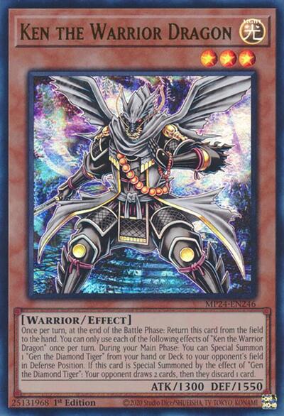 Ken the Warrior Dragon (Ultra Rare) [MP24-EN246-UR]