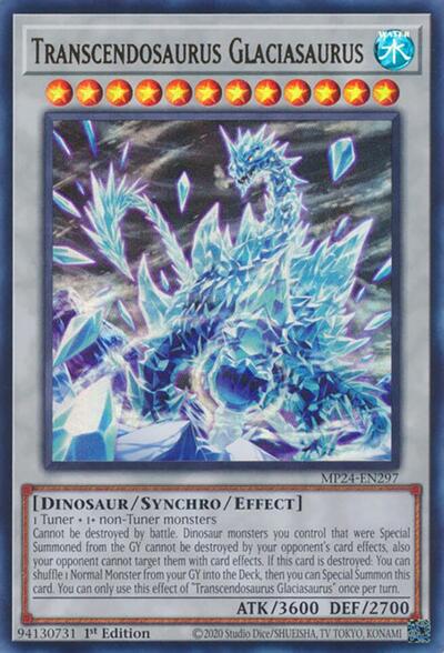 Transcendosaurus Glaciasaurus (Ultra Rare) [MP24-EN297-UR]