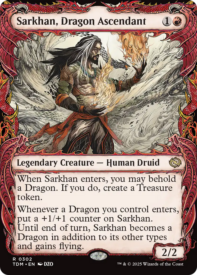 Sarkhan, Dragon Ascendant - Showcase [TDM-302]
