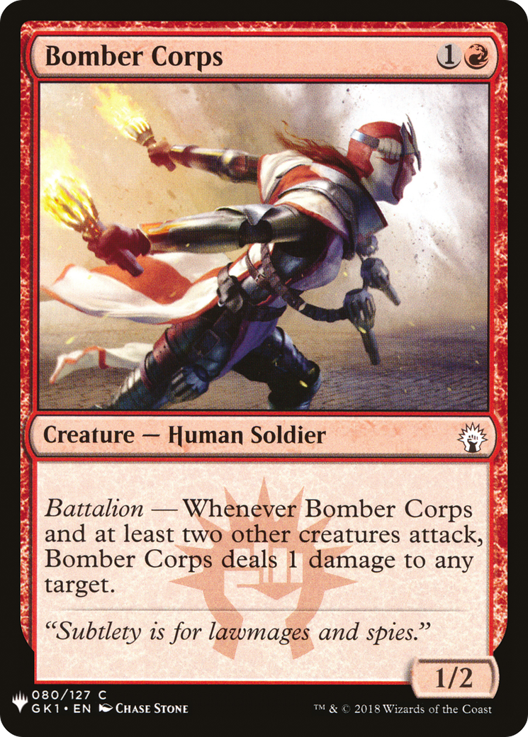 Bomber Corps [PLST-GK1-80]