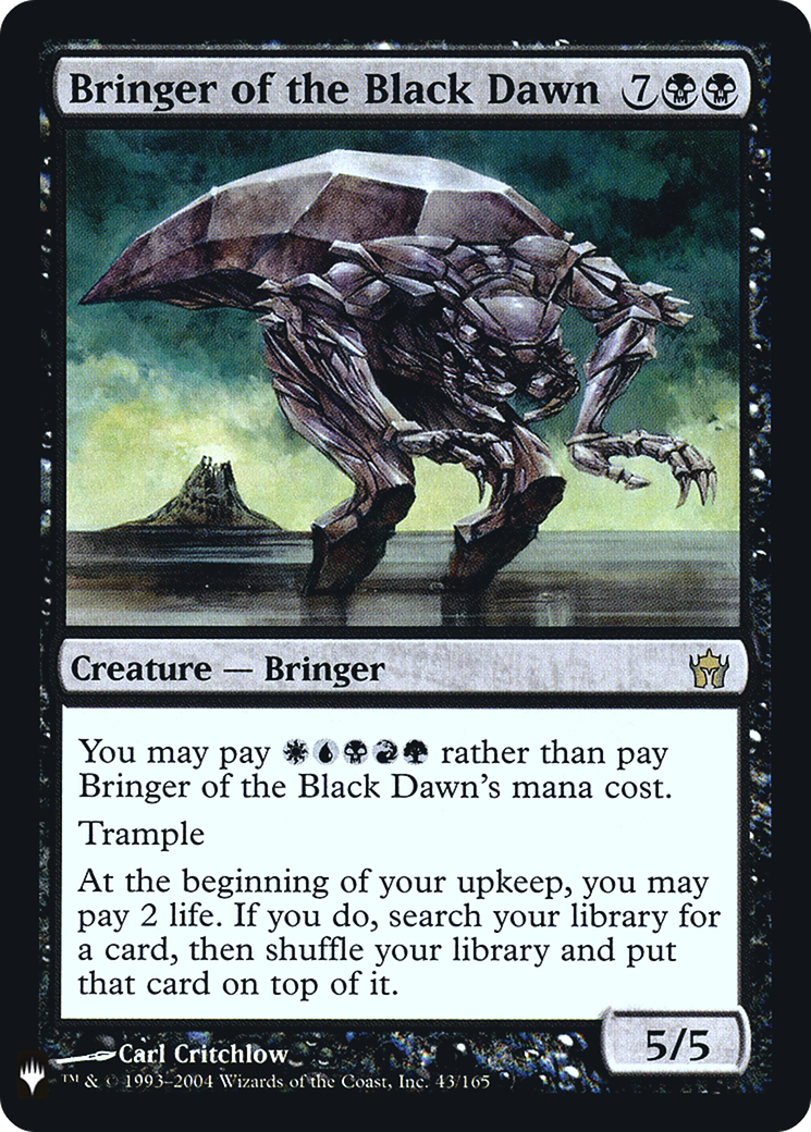 Bringer of the Black Dawn [PLST-5DN-43]