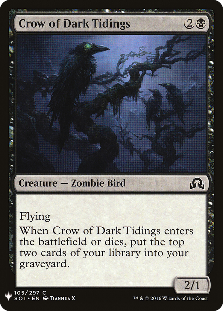 Crow of Dark Tidings [PLST-SOI-105]